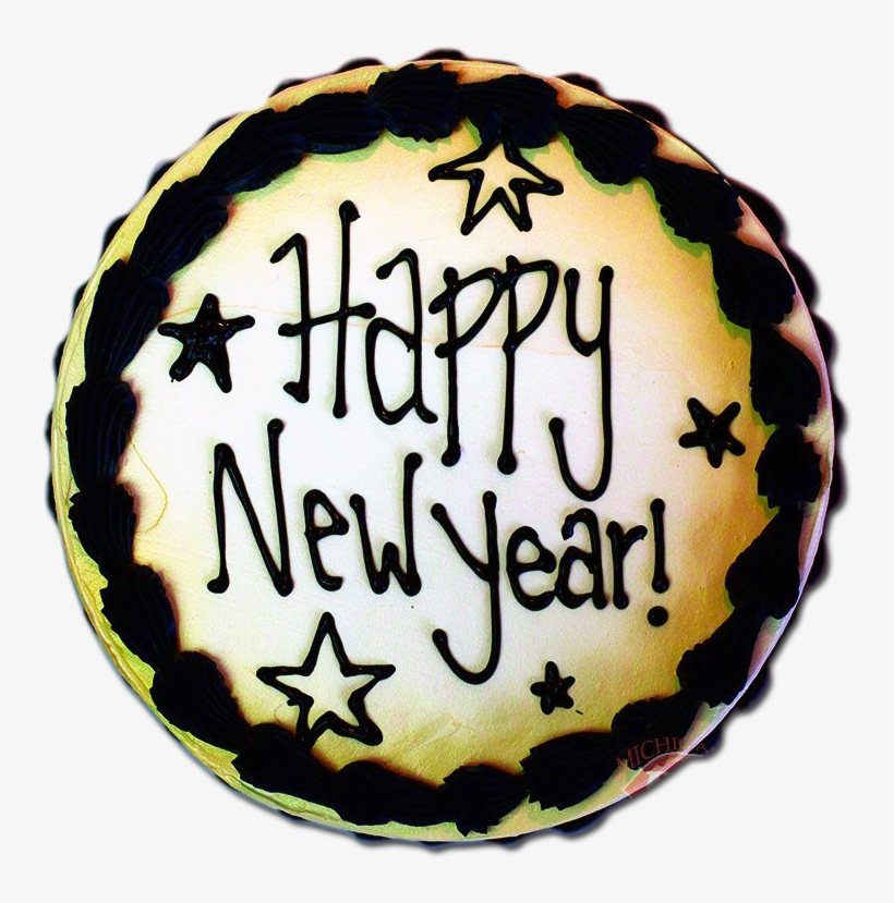 New Years Cake - Bánh, transparent png #3360645