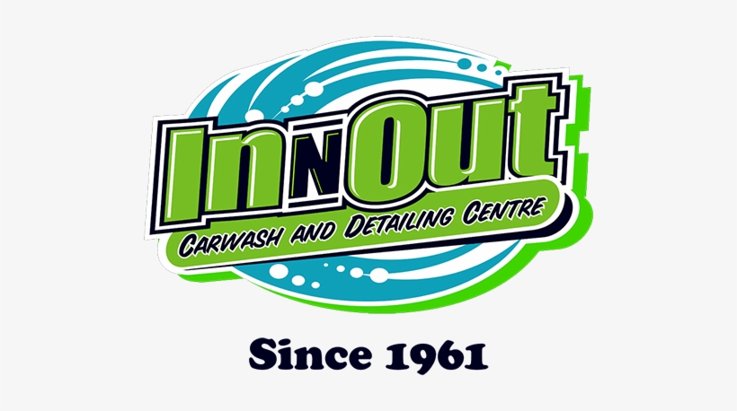 In Out Car Wash Logo - Out, transparent png #3361003