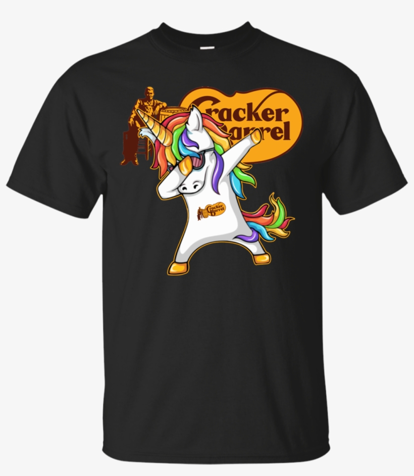 Unicorn Dabbing Shirt, Hoodie, Tank - Cracker Barrel Dabbing Unicorn, transparent png #3361427