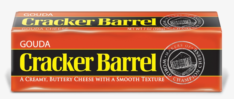 Products Block Marbled Sharp Cheddar - Cracker Barrel Gouda Cheese, transparent png #3361560