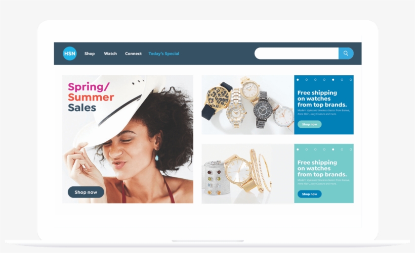 We Updated Hsn's Brand In A Bold Way To Attract The - Website, transparent png #3363253