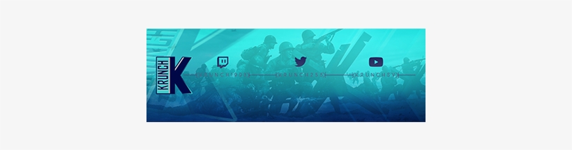 Krunch Banner Twitch Gaming Graphics Design Twitch - Graphic Design, transparent png #3364019