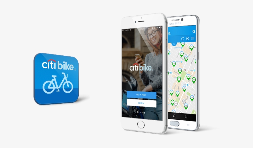 Citi Get App 01 V2 - Citi Bike Day Purchase On The App, transparent png #3364117