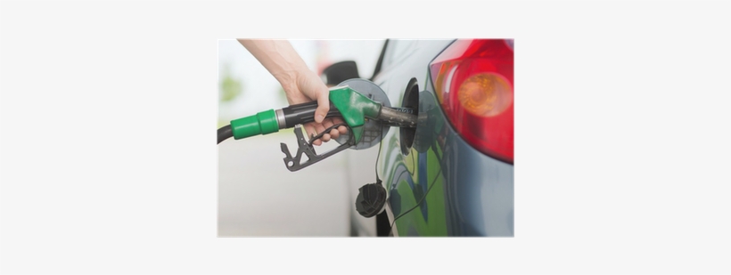 Man Pumping Gasoline Fuel In Car At Gas Station Poster - Alternative Fuel Cng For Delhi: Alternative Fuel, transparent png #3364330