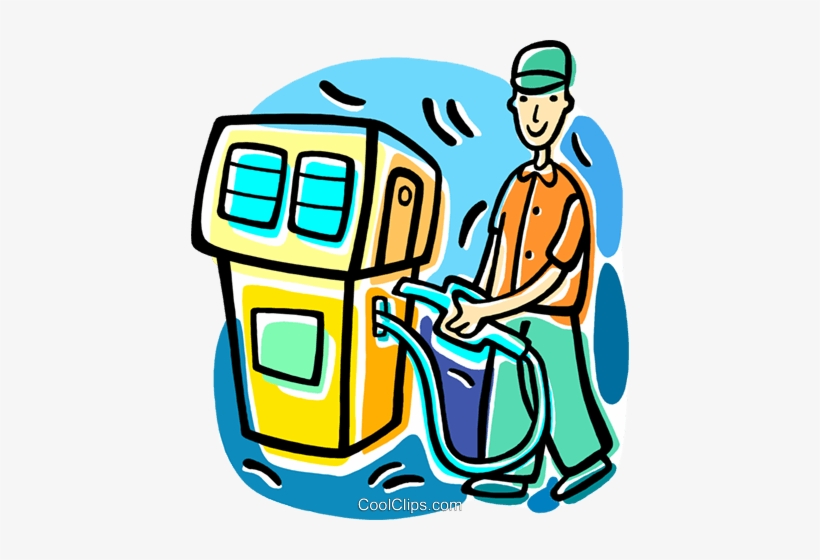 Gas Station Fill-up Royalty Free Vector Clip Art Illustration, transparent png #3364513