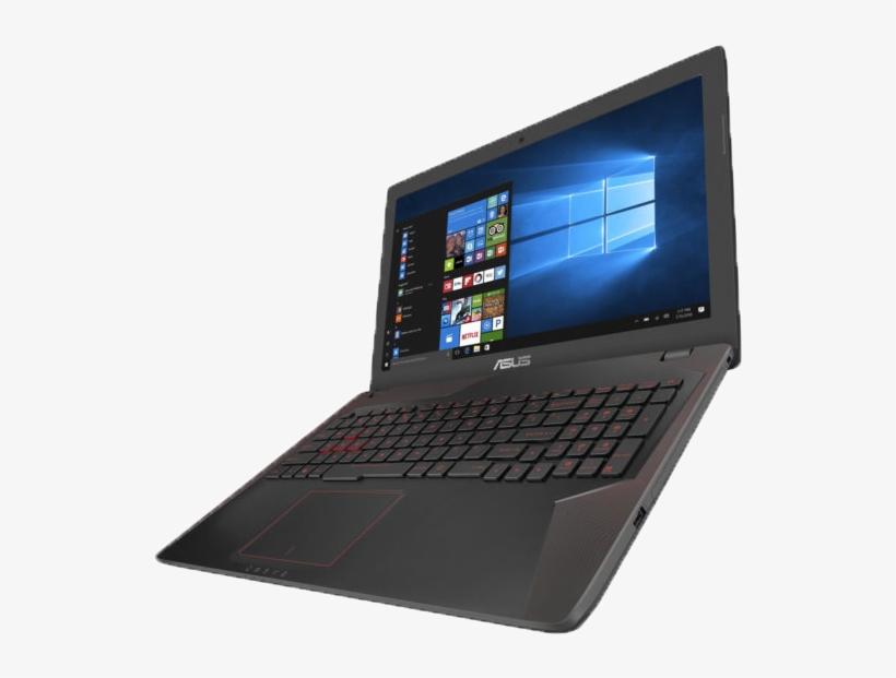 Asus Fx553vd Dm048t Open Right Front Png - 14" Asus Vivobook Flip Ultrabook, transparent png #3364773