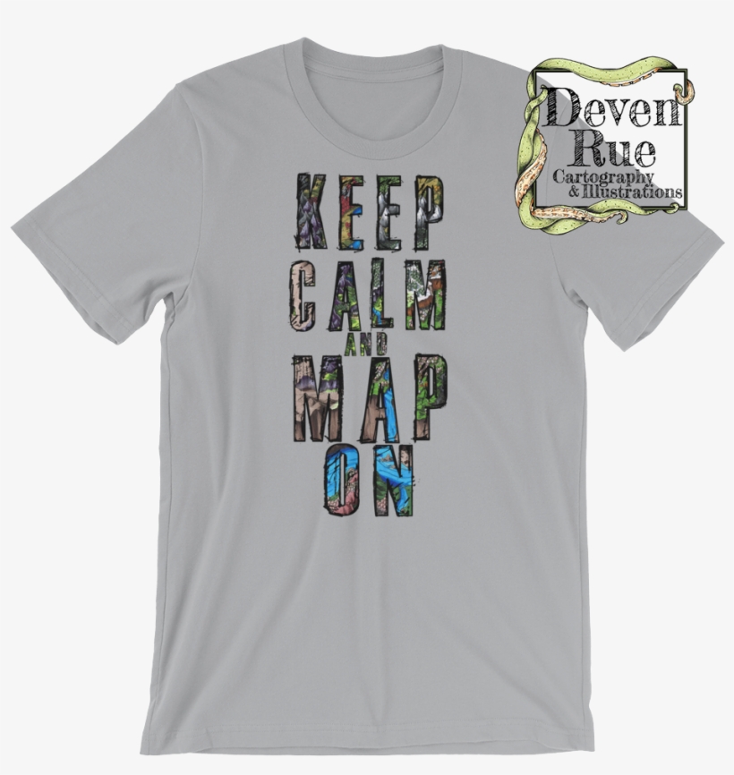 Keep Calm And Map On Colored Shirt - Mickey Mouse Shirt Disney Shirt Disney World Shirt, transparent png #3365136