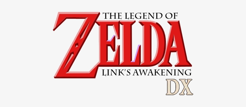 The Legend Of Zelda Link's Awakening Dx - Legend Of Zelda Title Png, transparent png #3365391