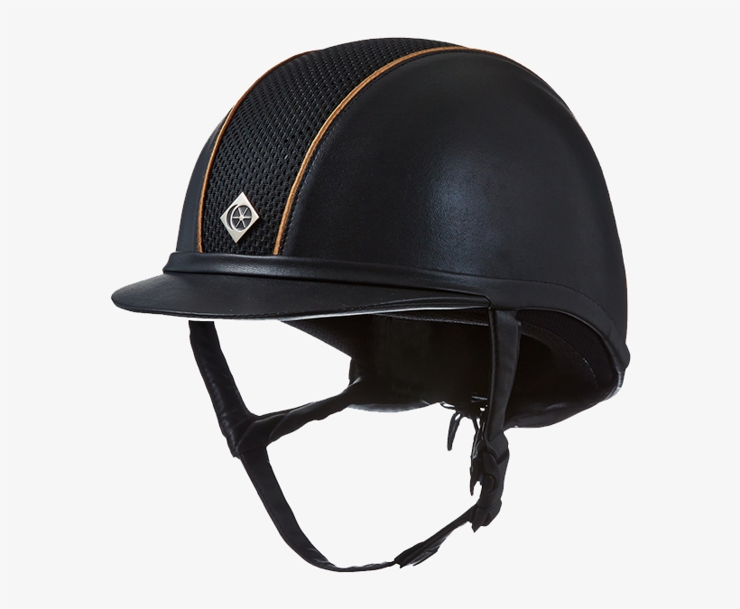 Nick Skelton Wears The - Charles Owen Ayr8 Black And Silver, transparent png #3366543