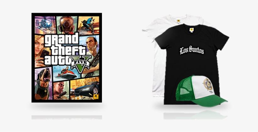 These New Additions Include A 22"x28" Poster Featuring - Grand Theft Auto V, transparent png #3366911