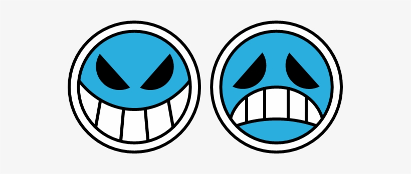 Portgas D ace emoji face one piece | Magnet