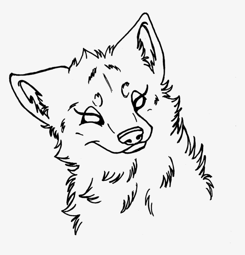 Drawn Pixel Art Wolf - Drawing, transparent png #3367330