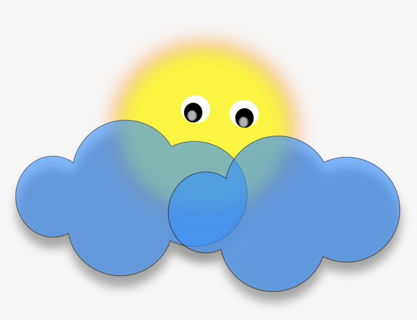 Sun In Clouds Clipart, transparent png #3368075