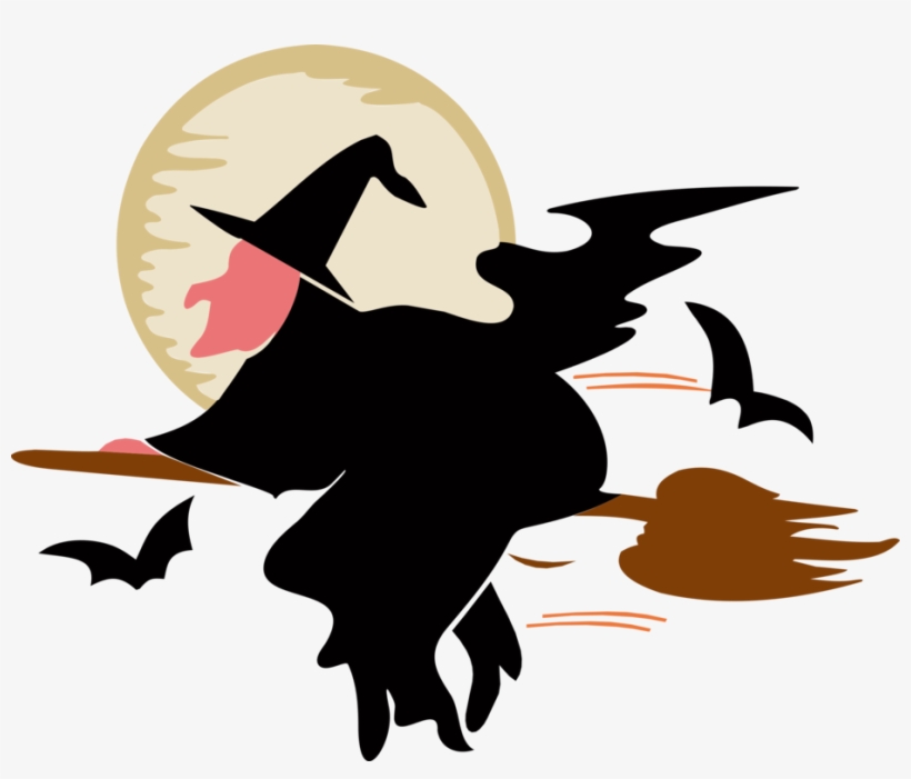 Witchcraft Sticker Wall Decal Broom - Witch Clip Art, transparent png #3368555