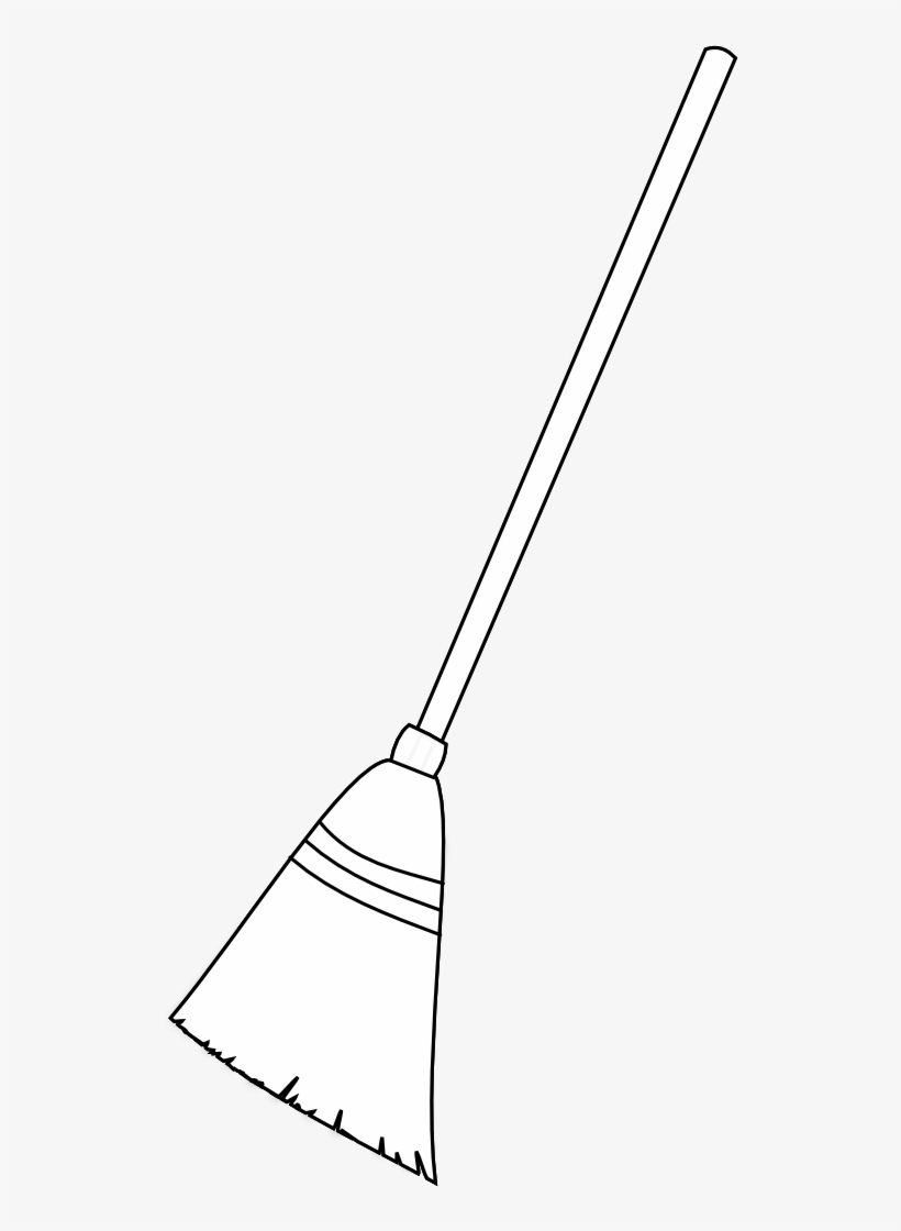 Broom - Broom With Black Background, transparent png #3368826
