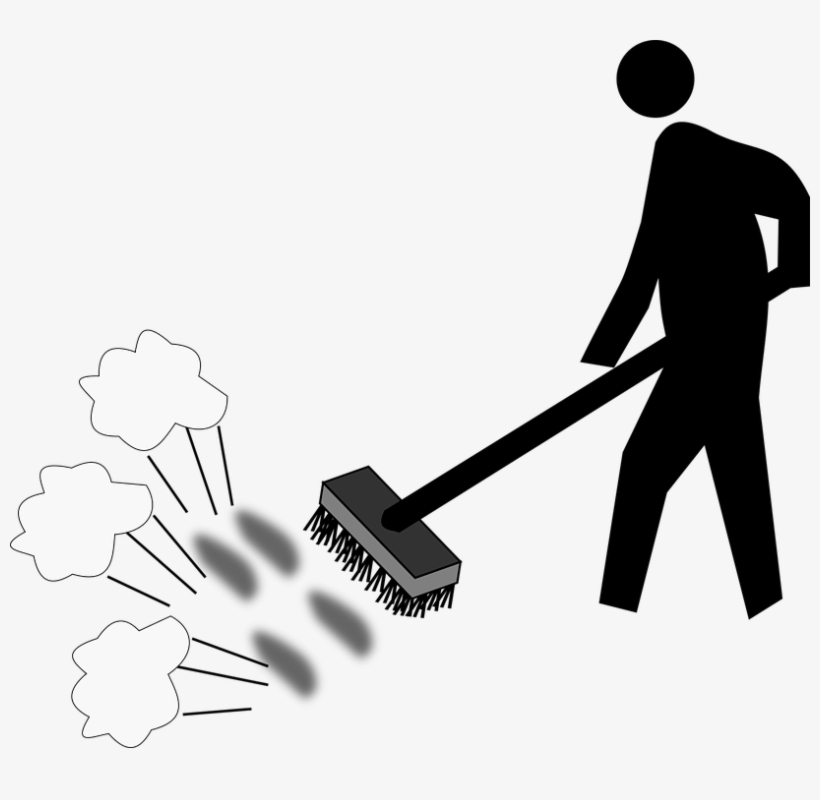Broom, Clean, Cleaning, Dust, Pedestrian, Sweeping - Swachh Bharat Par Vigyapan, transparent png #3368905