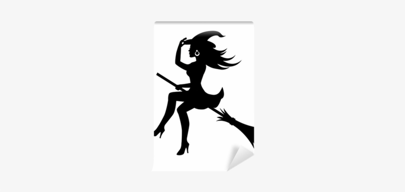 Witch On Broomstick, transparent png #3368924