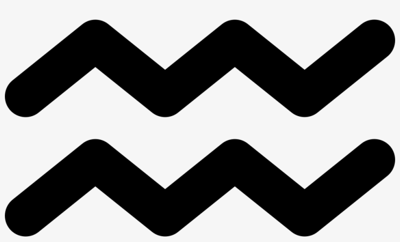 Aquarius Zig Zag Symbol, transparent png #3368997