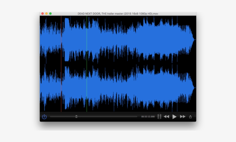Being Able To View Audio Waveforms For Quicktime Videos - Quicktime Waveform, transparent png #3369601