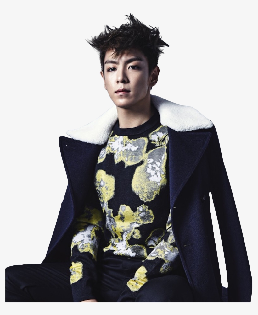 Bigbang Top Seunghyun Kpop Png Sticker 90rainy - Big Bang Top Dazed, transparent png #3369606