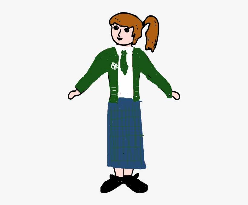 Original Png Clip Art File School Girl Svg Images Downloading, transparent png #3369630