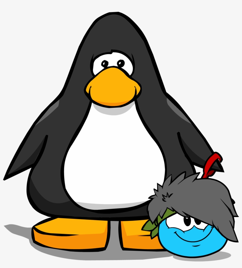 Puffle Hats The Big Bang Id 63 Player Card - Penguin With Hard Hat, transparent png #3369657