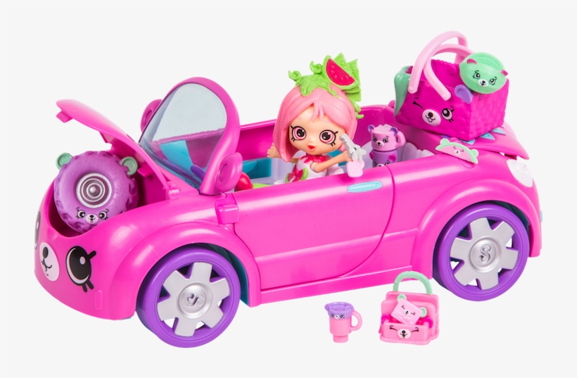 Shopkins Happy Places Season 3 Bearry Fun Convertible - Shopkins Happy Places Bearry Fun Convertible, transparent png #3369821