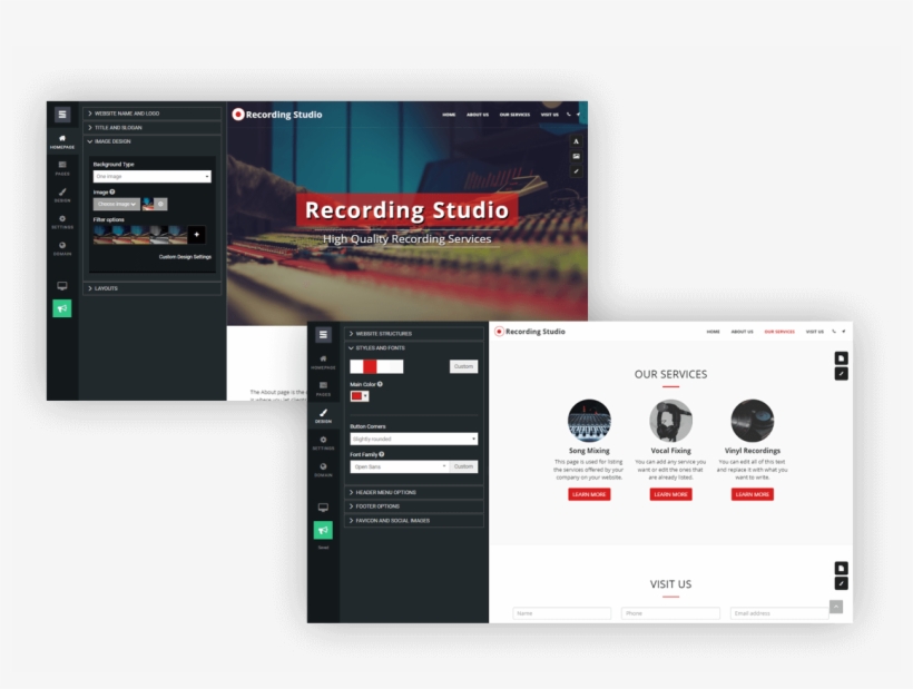 Free Website Builder Off Create A Free Website Site - Website Builder, transparent png #3369900