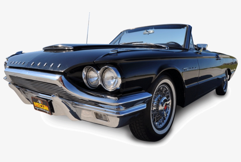 1964 Thunderbird Roa - Thunderbird Blue Car Transparent Background, transparent png #3369946