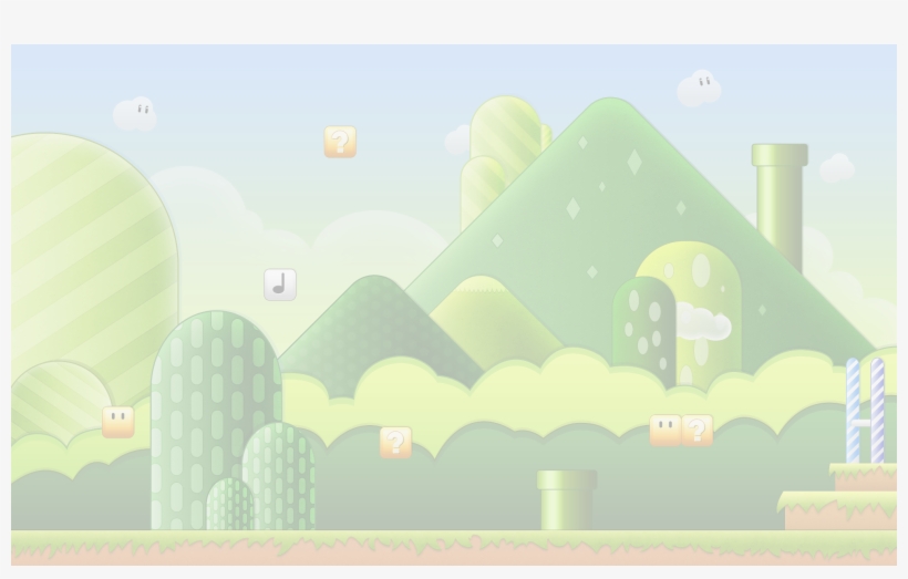 Mario Old School Background - Video Game Aquarium Terrarium Vinyl Background 20x12-inches, transparent png #3370003