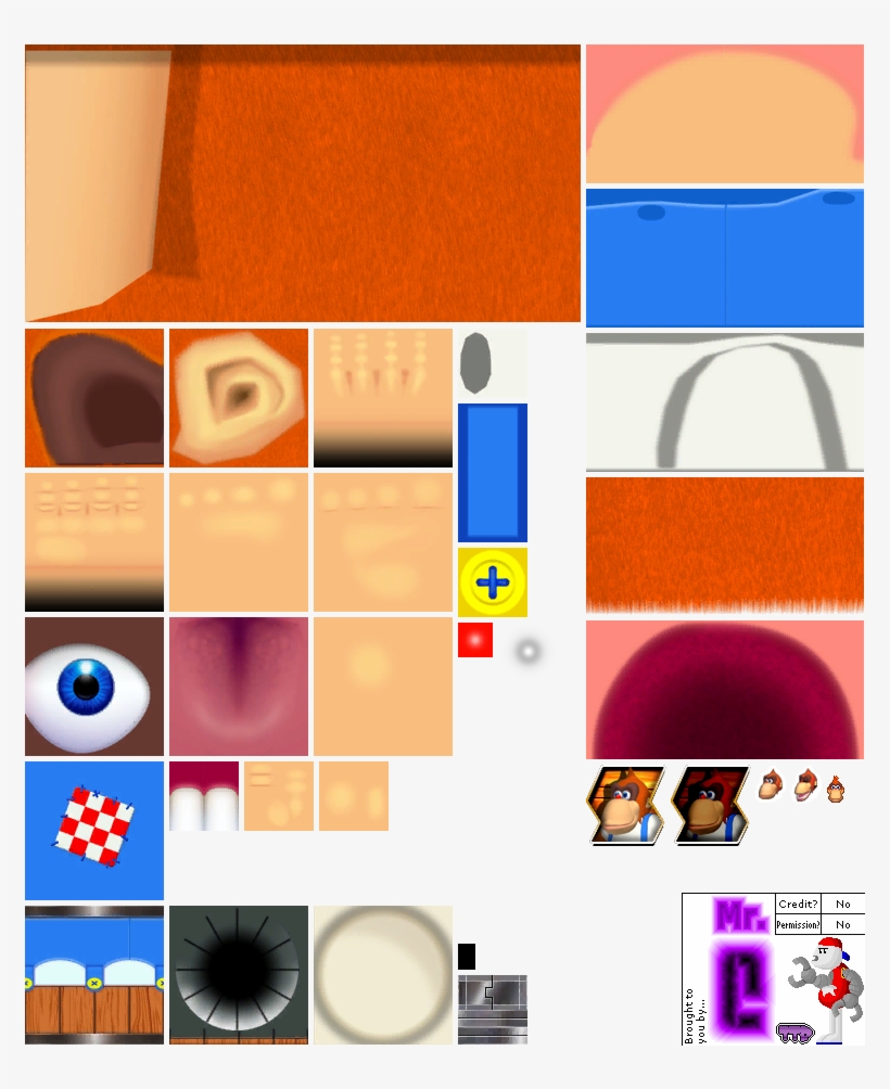 Lanky Kong - Sprites, transparent png #3370167