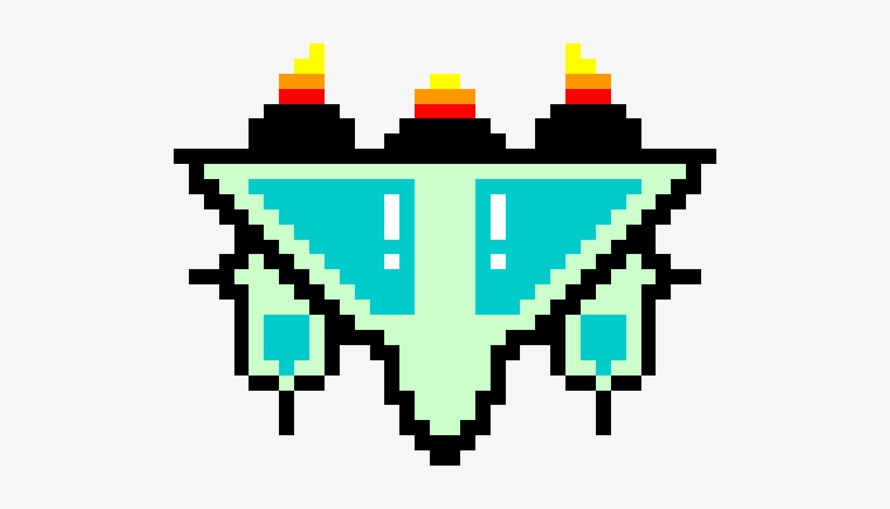 Preview - Spaceship Pixel Art Png, transparent png #3370308