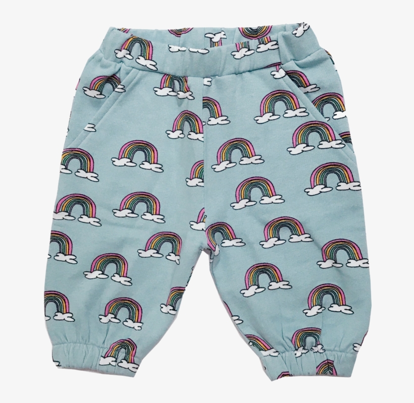 Hugo Loves Tiki Knee Sweatpants Rainbows - Shorts, transparent png #3370946