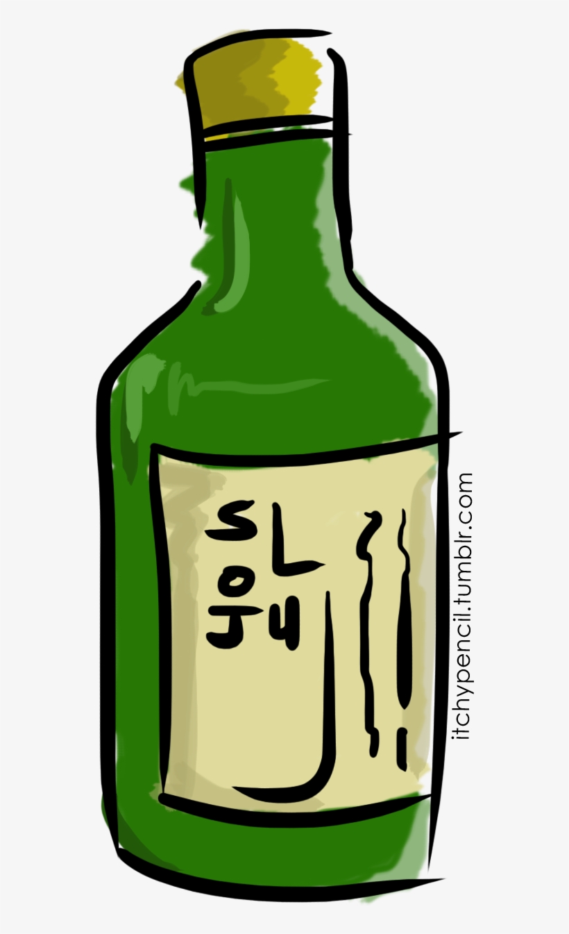 My Doodle Of Soju - Soju Png, transparent png #3371609