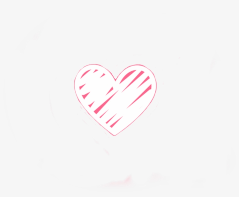 Heart Doodle Pink White Cute Tumblr Png Tumblr Doodles - Heart, transparent png #3371839