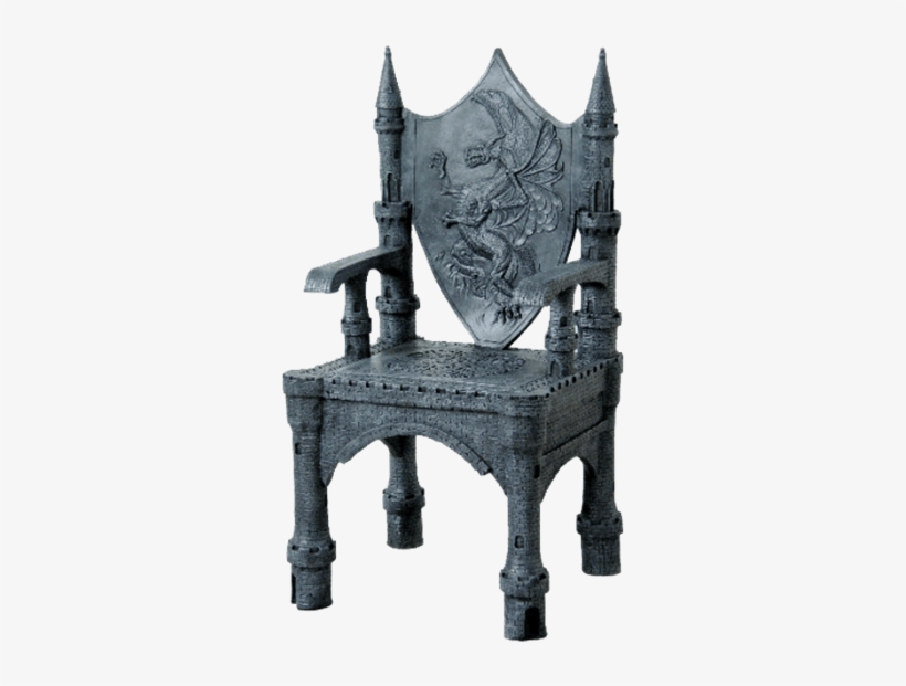 Fantasy Dragon Castle Throne - Castle Chair, transparent png #3371945
