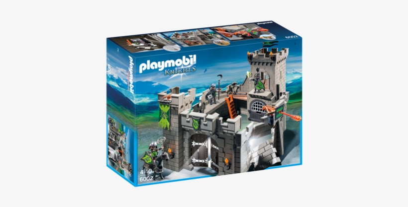 Wolf Knights' Castle - 6002 Playmobil, transparent png #3372015