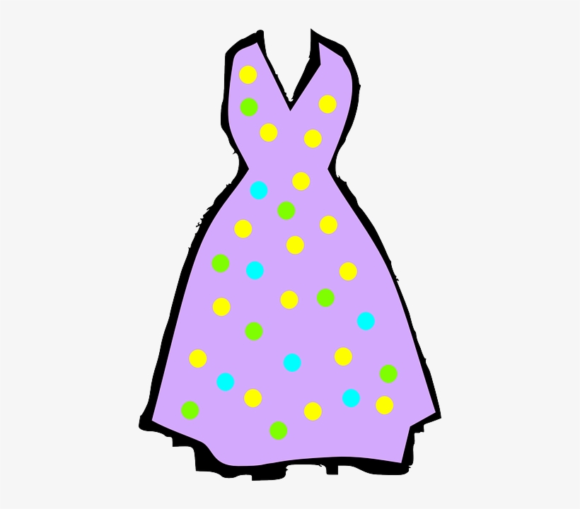 Summer Dress Clipart - Sun Dress Clipart, transparent png #3372114