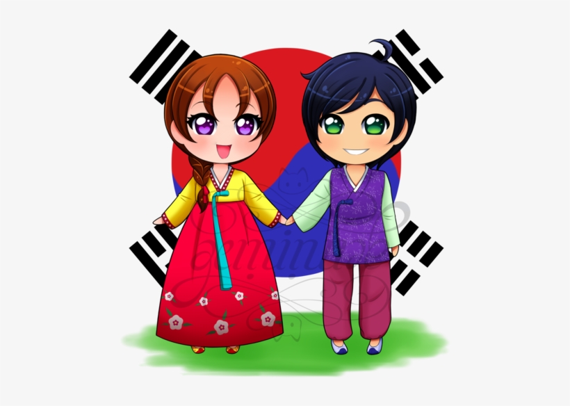 Traditional Dress Clipart - South Korea Clipart, transparent png #3372286