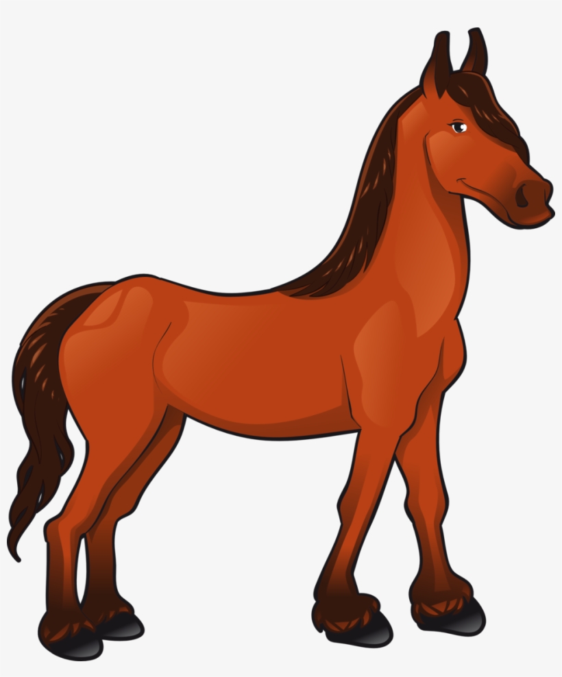 Cute Horse Animal - Farm Animals Memory Game Printable, transparent png #3372360