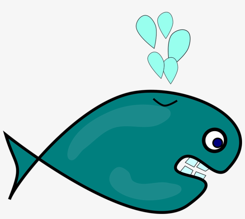 Ocean Clipart - Whales, transparent png #3372488