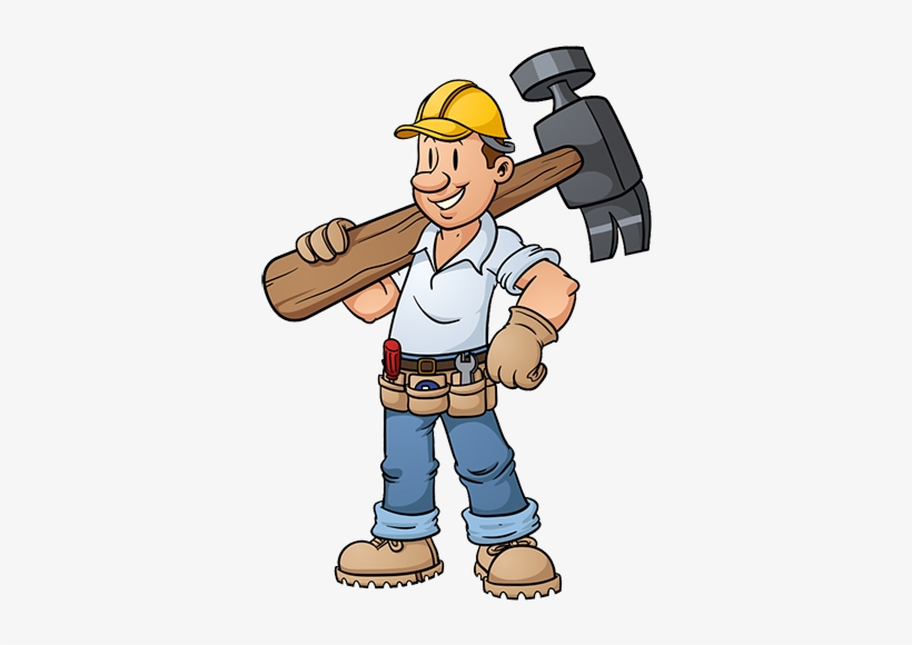 Craig Van Asten Construction Llc - Cartoon Construction Worker, transparent png #3372554