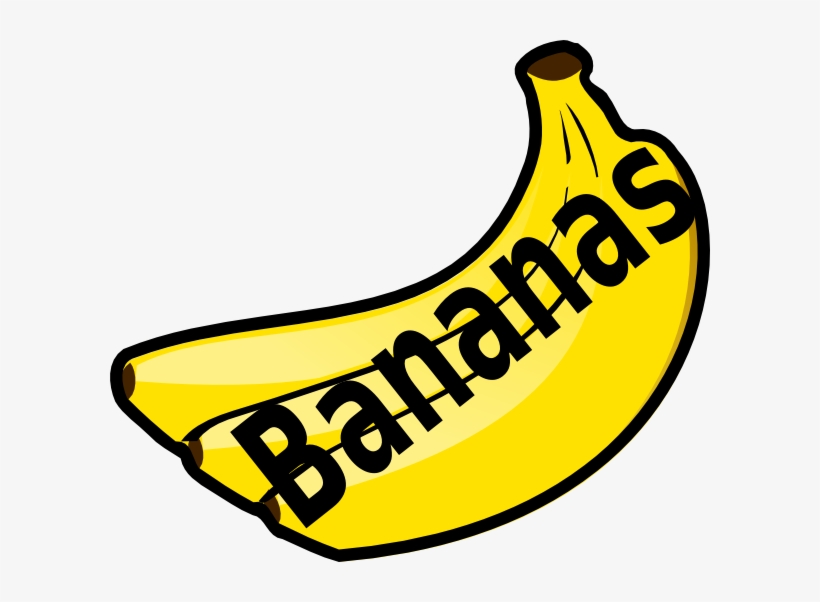 This Free Clipart Png Design Of Bananas With Spelling - Do You Spell Banana, transparent png #3372672
