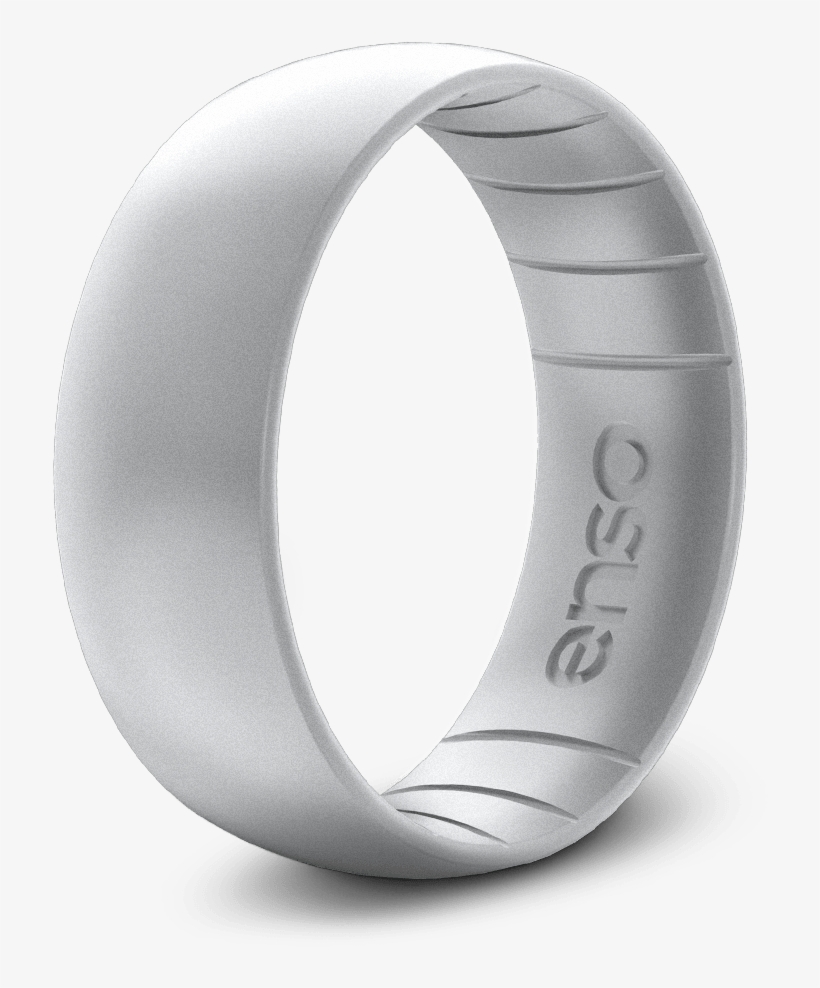 Elements Classic - Classic Elements Silicone Ring - Silver - Size 8 |, transparent png #3373162
