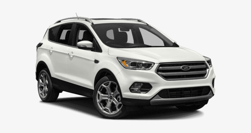 New 2018 Ford Escape Titanium - White Ford Escape 2018, transparent png #3373480