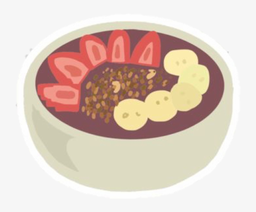 Acai Bowl Vector - Chocolate, transparent png #3373483