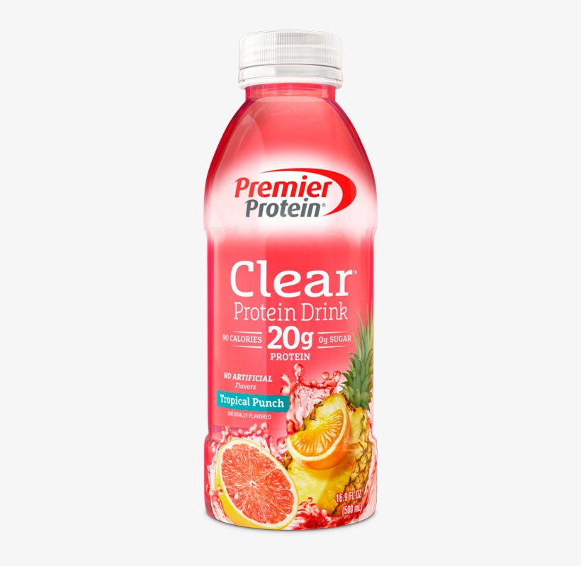 Premier Protein Clear Which Is The Secret Ingredient - Premier Protein Clear Protein Drink, transparent png #3373746