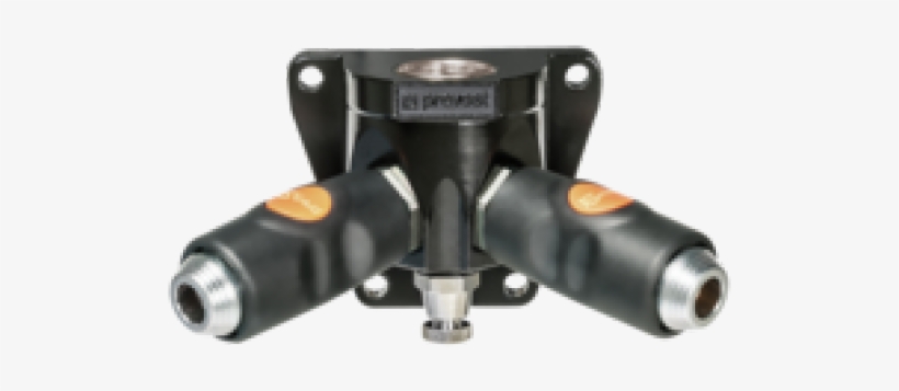 Female Thread Two Port Wall Bracket - Pipe, transparent png #3374125