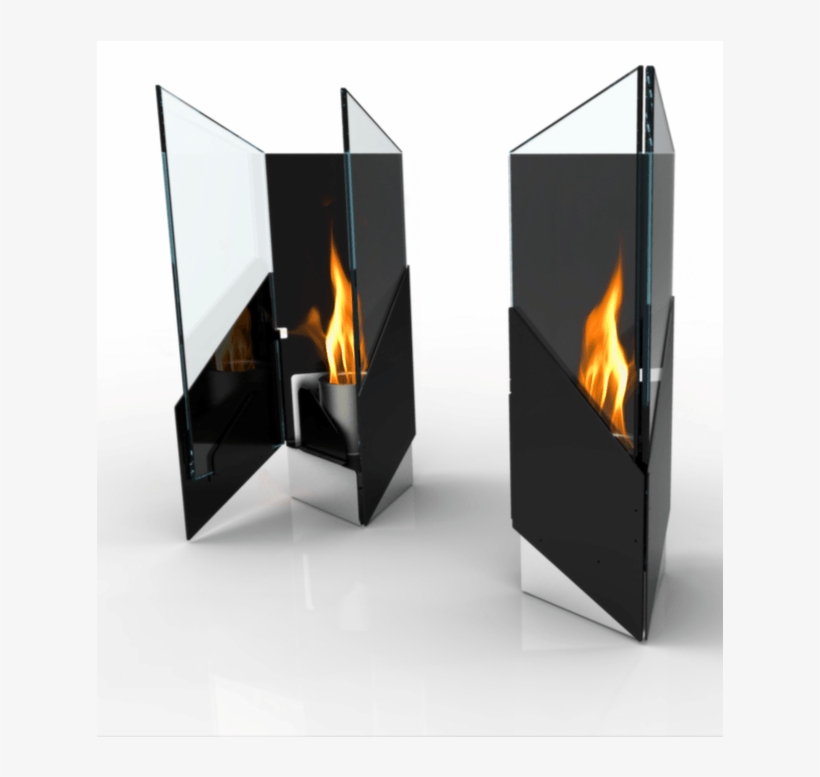 Pure Tabletop Ethanol Torch By Decorpro - Decorpro 13003 Pure Indoor/outdoor Fireburner, Black/silver, transparent png #3374207