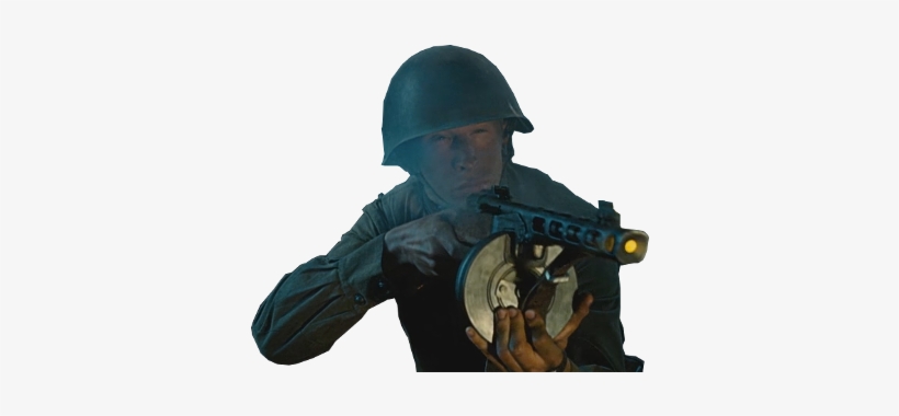 Sticker Other Soldat Russe Ppsh 41 Armee Rouge Front - Red Army, transparent png #3374285